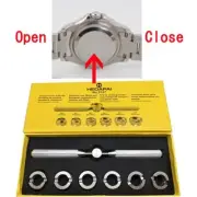 Pro Back Case Opener Cover Remover for Rolex & Tudor Watch Repair Tool Kit