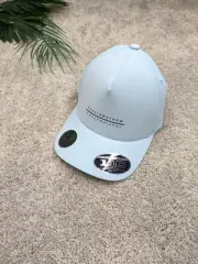 Travis Mathew Hat Cap Snapback Flexfit Golf 110 Flex Spell Out Blue NWT $39.95