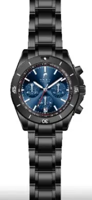 Roberto Carati Apollo Blue and Black Men's Watch AW6011-V7 Alloy