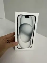 Apple iPhone 15 Plus Silver 128 GB ~ ***EMPTY BOX ONLY****