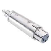 RCA Male Plug to Microphone 3-Pin XLR Audio Cable Cord Mic Female Adapter
