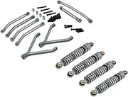 Spare Part Set for Links and Shock Absorbers in 1/24 RC Crawler Car Fcx24, Titanium
