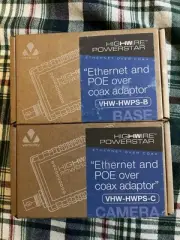 Veracity HIGHWIRE PowerStar VHW-HWPS-B & C Ethernet and POE Over Coax Adaptors