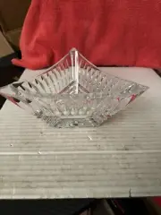 Striking Celebration Crystal Triangular Bowl - Candy Dish 8" x 4", DWK