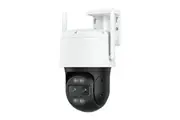 Dual-Lens 8MP PTZ WiFi Camera with 128GB SD Card