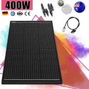 400W Fixed Solar Panel Kit Mono Home Caravan Camping Charging Battery 400 Watt