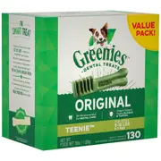 Greenies Original Teenie Dental Dog Treats 130 Value Pack 1.02Kg - 1kg