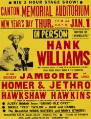 Hank Williams - 1953 - Canton OH - Magnet