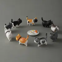 在飛比找樂天市場購物網優惠-寵物玩具 9只小貓套裝迷你可愛仿真小貓玩具公仔擺件 貓咪寶寶