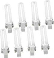 Generic 8pcs 9W Nail Uv Lamp Nail Art Light Professional Manicure Light Tube Safe Mini Size for Salon Home