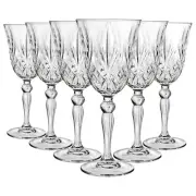 6x RCR Crystal 270ml Melodia Red Wine Glasses Party Cocktail Drinking Glass Set