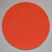 Vinyls Orange Felt Turntable Slipmat Dj Slipmats Cork Slipmats Dj Vinyl Turntable Record Player Platter Felt Pad Sofa Cushion Pad Wool Mat Anti-Static Record Players Mat Orange Set