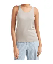 Brunello Cucinelli Knit Tank Top XXL smoky brown