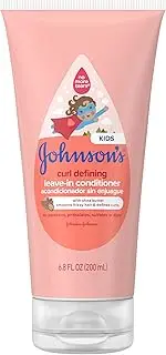 Johnson's Baby Curl Defining Tear-free Kids Leave-in Shea Butter Conditioner, 6.8 fl. oz.
