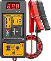 Car Battery Load Tester,Automotive Meter Diagnostic Tool | Diagnostic 12V/24V Professional Scanner for Road Trip Truck Yachts Vehicle Motorcycle