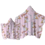 Cool Good Corgi Dog Towel with Hood