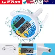 Solar Powered Pool Thermometer Accurate Reading Digital Thermometer for Swimming
