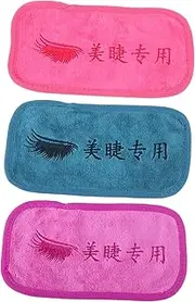 MERRYHAPY Beauty Tool Set 3pcs Eyelash Extension Pad Lash Tray Makeup Towels for Forehead Stabilization Care Accessories