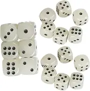 HONITANO 18pcs Glow Dark Acrylic Dice Sided Standard Game Dice for Math Teaching and Party Fun Lightweight and Portable for Board Games and Nights