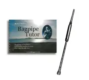 Standard size practice chanter of bagpipes & Bagpipes tutor book for learners