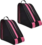 Roller Skate Bag for Boys Girls,Breathable Kids Ice Skate Bag Skating Shoes Storage Handbag with Sides Mesh Pockets,Skates Shoes Bag for Quad Skates Figure Skating Inline Skate Accessories
