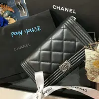 在飛比找蝦皮購物優惠-PONY HOUSE日本精品服飾代購 香奈兒BOY拉鍊中夾 