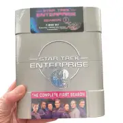2005 STAR TREK ENTERPRISE SEASON 1 DVD BOX 7 DISK SET STAR TREK HARD CASE