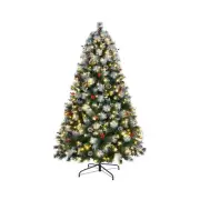 Christmas Tree, Artificial Tabletop Mini Christmas Tree with Pine Needle Bran...