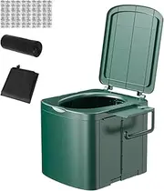 Portable Travel Potty Toilet | Portable Travel Folding Toilet with Trash Bag - Heavy Duty Compact Side Storage Bracket Potty for Kids Adults Boating Hiking Beach Car Truck
