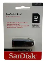 SanDisk Ultra SDCZ48-032G-A46 32GB USB 3.0 Flash Black