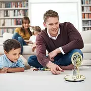 Low Tempe Ure Stirling Engine Assemb Educational Steam Heat Model for Classroom T Ing Experiment Alloy Parts Efficient and Quiet Physics and Science Enthusiasts T Er Adults Multicolor
