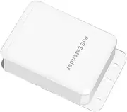 4 Port Ethernet Repeater, Plug and Play PoE Extender 100Mbps for Security Systems IP Camera