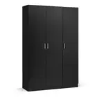 Design Square Monica Large Cupboard Multi-purpose Tall Storage Cabinet 3-Doors -