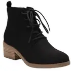 Style & Co. Rizio Wonen’s Lace Up Block Heel Ankle Boots Black Size 6.5M