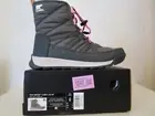 Sorel Youth Whitney II Short Lace Insulated WP Casual Boot Quarry,Grill Size 7