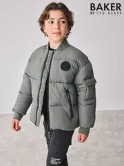 Baker by Ted Baker Shower Resistant Padded Bomber Jackets (AV7604) | $120 - $131