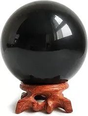 Black Obsidian Crystal Ball 100 mm / 4.0” Diameter