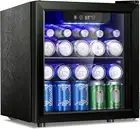 12 Bottle/48 Can Beverage Refrigerator, Wine Cooler/Cabinet, Mini Drink Fridge,