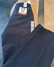 NWT DOCKERS WORKDAY KHAKI CLASSIC FIT SMART 360 FLEX BLACK PANTS MENS 34 X 34