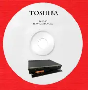 Service manual for Toshiba vcr vhs beta recorder by model on 1cd in pdf format