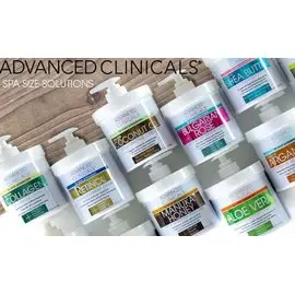 美國 Advanced Clinicals 身體美容乳液 454g(綠咖啡豆油/視黃醇/膠原蛋白/摩洛哥油/維他命c/乳油木果