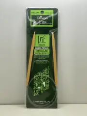 Clover Takumi Bamboo Circular Knitting Needles 24" Size 10 1/2