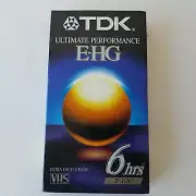 TDK Ultimate Performance E-HG T-120 VHS Tape