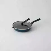 Remy Remy Pan Wide RHF-503 Frying Pan Navy Blue 11 in Aluminum Induction Compati
