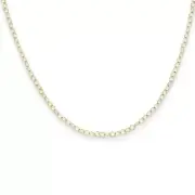 14k 14kt Yellow Solid Gold Madi K Cable Chain 1mm 15 inch Necklace