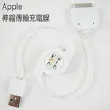 Apple NEW iPad iPad2 iPhone 4 3G 3GS iPod Touch 4 USB CABLE 雙拉伸縮 充電線 傳輸線