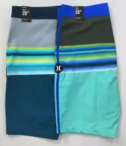 Boy's Youth Hurley 20" Length Phantom Board Shorts Swim NEW