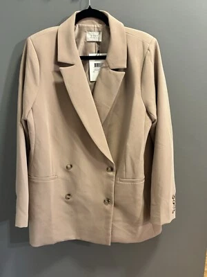 DISHH Essential Wheat Blazer - NWT - Size 10 US/14AUS