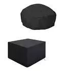 Outdoor Fire Pit Cover, Dust-Resistant Outdoor Fire Pit Protective Cover