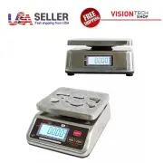 VisionTechShop TVS Series Portion Control Stainless Steel Washdown Scale, Dual